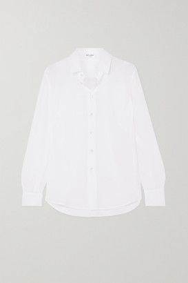 Saint Laurent Silk Crepe De Chine Shirt - White