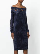 Thumbnail for your product : D-Exterior D.Exterior off shoulder fitted dress