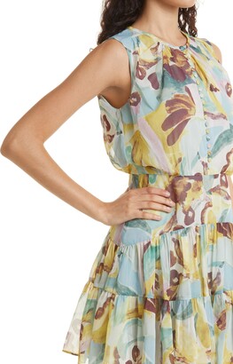 Ted Baker Ellain Button Front Tiered Minidress