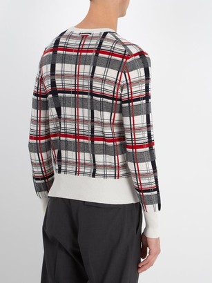 Moncler Gamme Bleu Checked Cashmere Sweater - Multi