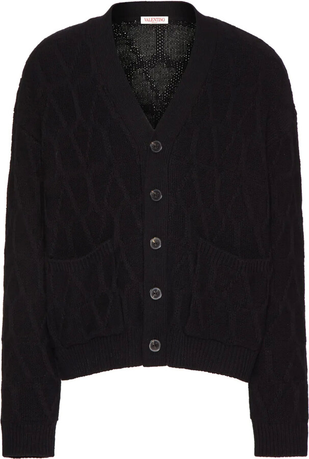 Valentino Garavani Toile Iconographe wool cardigan