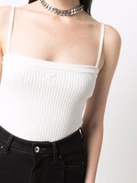 Thumbnail for your product : Courreges Logo-Patch Tank Top