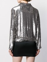 Thumbnail for your product : P.A.R.O.S.H. Sequin Cropped Jacket