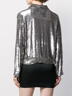 P.A.R.O.S.H. Sequin Cropped Jacket