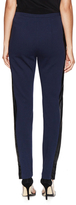 Thumbnail for your product : Magaschoni High-Rise Faux-Leather Tuxedo Pant