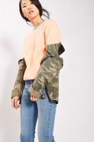 Thumbnail for your product : Petite camo shacket