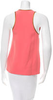 Thumbnail for your product : Jonathan Saunders Sleeveless Silk Top w/ Tags