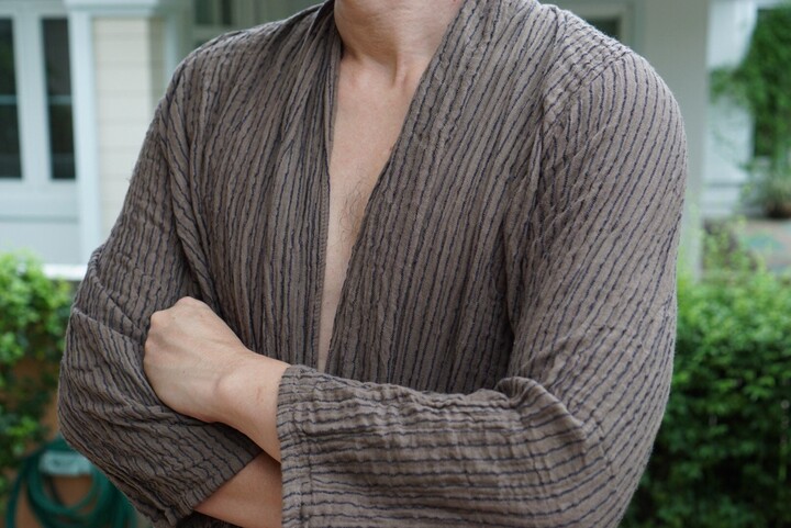 Etsy Cg0993 Brown Cotton Gauze Handmade Ethically Unisex Comfortable To Wear