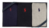 Thumbnail for your product : Ralph Lauren Crew Sock 3-Pack Set