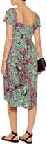 Thumbnail for your product : M Missoni Perforated printed cotton dress