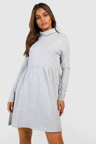 Thumbnail for your product : boohoo Turtleneck Long Sleeve Skater Dress