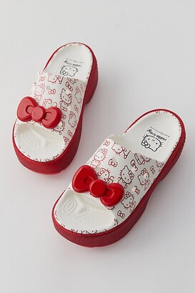 Crocs Hello Kitty Stomp Slide in Red - ShopStyle