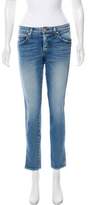 Thumbnail for your product : Amo Mid-Rise Straight-Leg Jeans