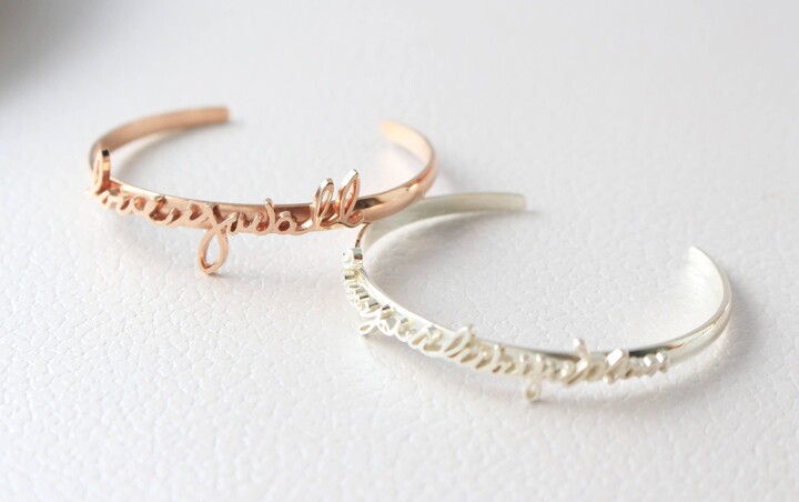 Etsy Handwriting Bracelet - Custom Actual Jewelry Signature Memorial Personalized Keepsake Gift Mother's