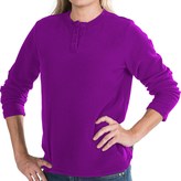 Thumbnail for your product : Specially made Polar Fleece Henley Shirt - Long Sleeve (For Women)