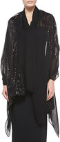 Thumbnail for your product : Armani Collezioni Paillette Embroidered Chiffon Wrap