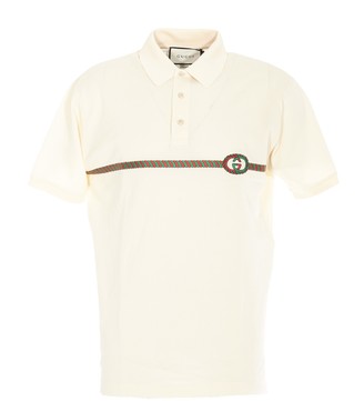 gucci monogram polo shirt