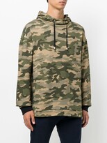 Thumbnail for your product : Balmain Camouflage Print Hoodie