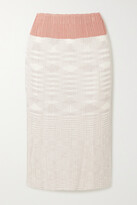 Thumbnail for your product : Missoni Two-tone Crochet-knit Skirt