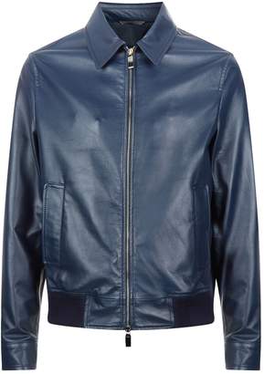 Canali Leather Jacket