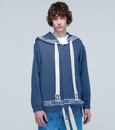 Thumbnail for your product : Loewe Fringed hooded jacket
