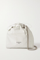 Thumbnail for your product : Balenciaga Crinkled-leather Shoulder Bag - White