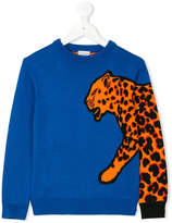 Thumbnail for your product : Paul Smith Junior leopard pullover
