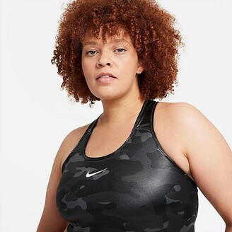 Nike Women's Dri-FIT High-Support Non-Padded Camo Shine Sports Bra (Plus  Size) - ShopStyle