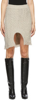 Thumbnail for your product : ANDERSSON BELL Beige Knit Insideout Short Skirt