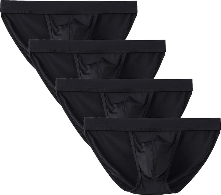 YuKaiChen Men's Underwear Briefs Soft Microfibre Silky Slips Underpants