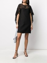 Thumbnail for your product : Valentino Garavani Cape-Style Lace-Embellished Dress