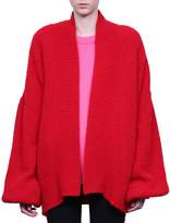 Thumbnail for your product : Laneus Oversized Wool Cardigan