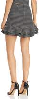 Thumbnail for your product : Aqua Ruffled Check Print Skirt - 100% Exclusive