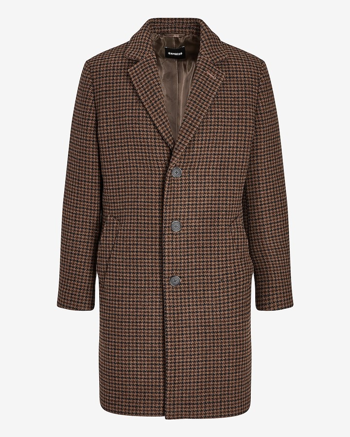 houndstooth topcoat
