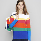 Thumbnail for your product : Lacoste Striped crew neck sweater