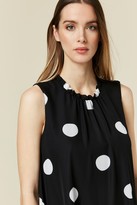 Thumbnail for your product : Wallis Black Polka Dot Swing Dress
