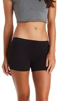 Thumbnail for your product : Charlotte Russe Stretchy Solid Bike Shorts