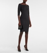 Thumbnail for your product : Wolford Rey pinstriped stretch-knit dress
