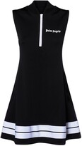 Thumbnail for your product : Palm Angels Zipped Track Mini Dress
