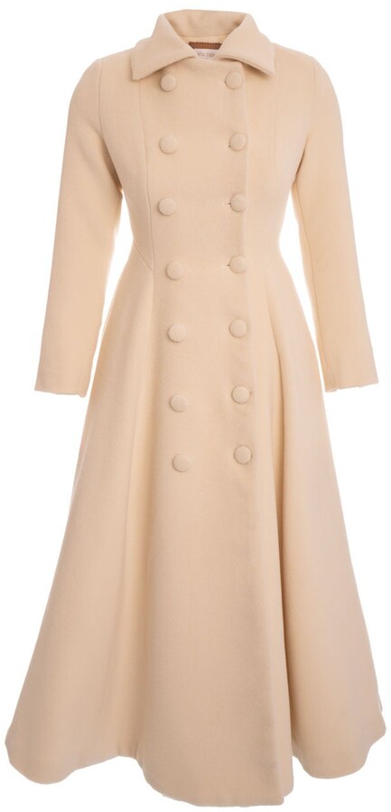 Italian Cashmere Coat The World, Nuage Women S Italian Wool Cashmere Belted Trench Coat