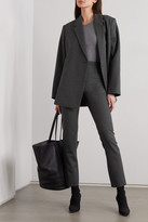 Thumbnail for your product : Totême Loreo Double-breasted Checked Wool-tweed Blazer - Gray