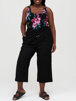 Thumbnail for your product : V By Very Curve Jersey Banded Hem Vest - Tropical