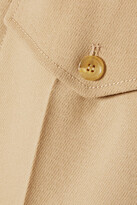 Thumbnail for your product : Chloé Pleated Wool-blend Twill Straight-leg Pants