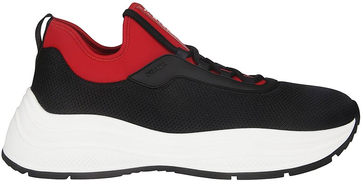 red prada mens sneakers