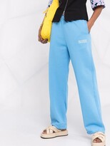 Thumbnail for your product : Ganni Logo-Lettering Track Pants