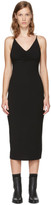 T by Alexander Wang - Robe noire Shirred Cami