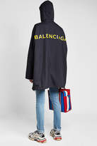 Thumbnail for your product : Balenciaga Logo Windbreaker with Hood