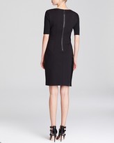 Thumbnail for your product : Elie Tahari Justine Leather Trim Sheath