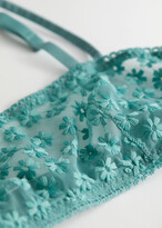 Thumbnail for your product : And other stories Floral Embroidered Bandeau Bra
