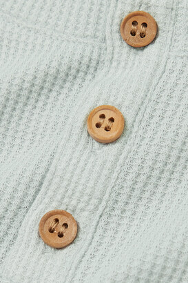 Eberjey Cozy Waffle Tencel Modal And Cotton-blend Pajama Set - Gray
